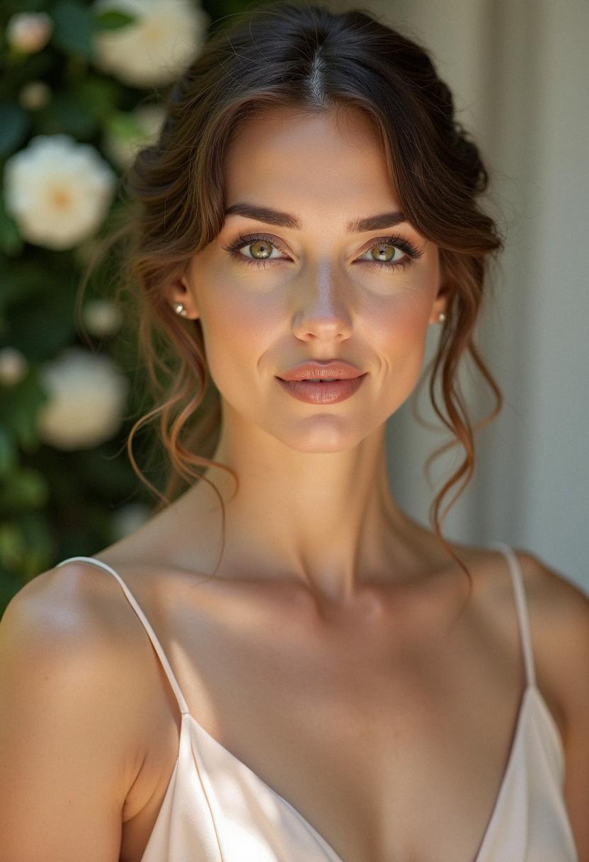neutral makeup bridesmaid