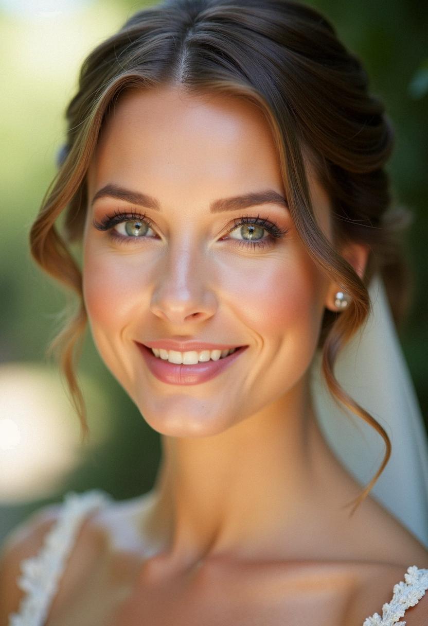 neutral makeup bridesmaid