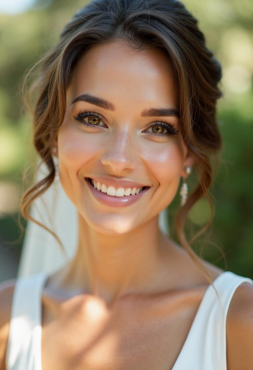 neutral makeup wedding