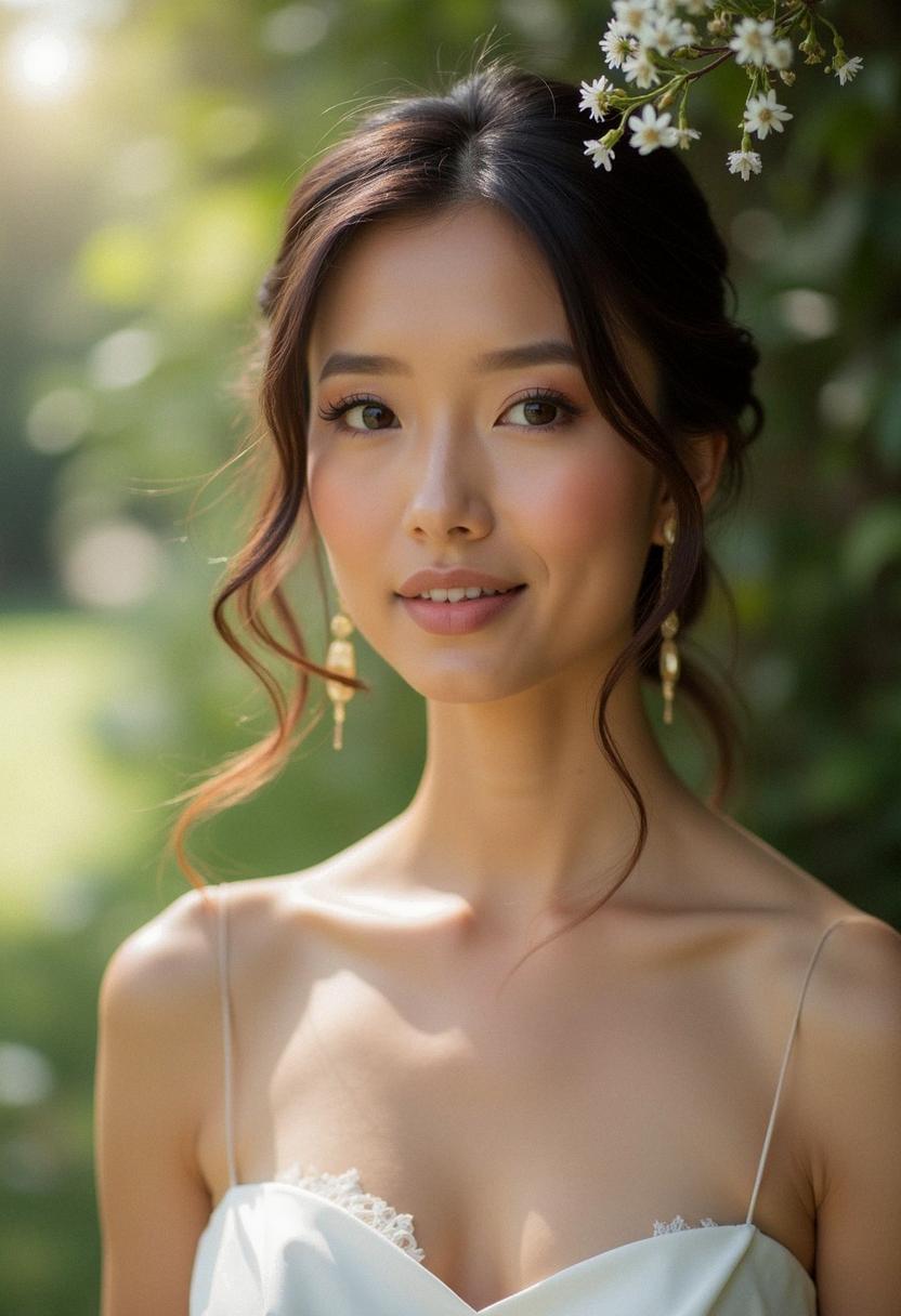 neutral makeup wedding