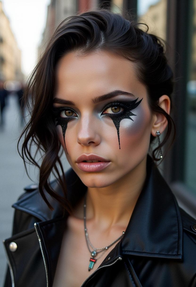 punk eye makeup grunge