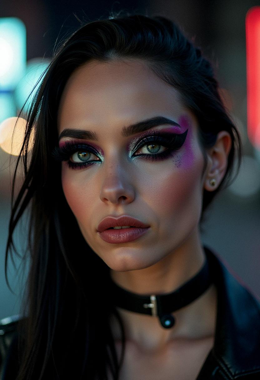 punk eye makeup grunge