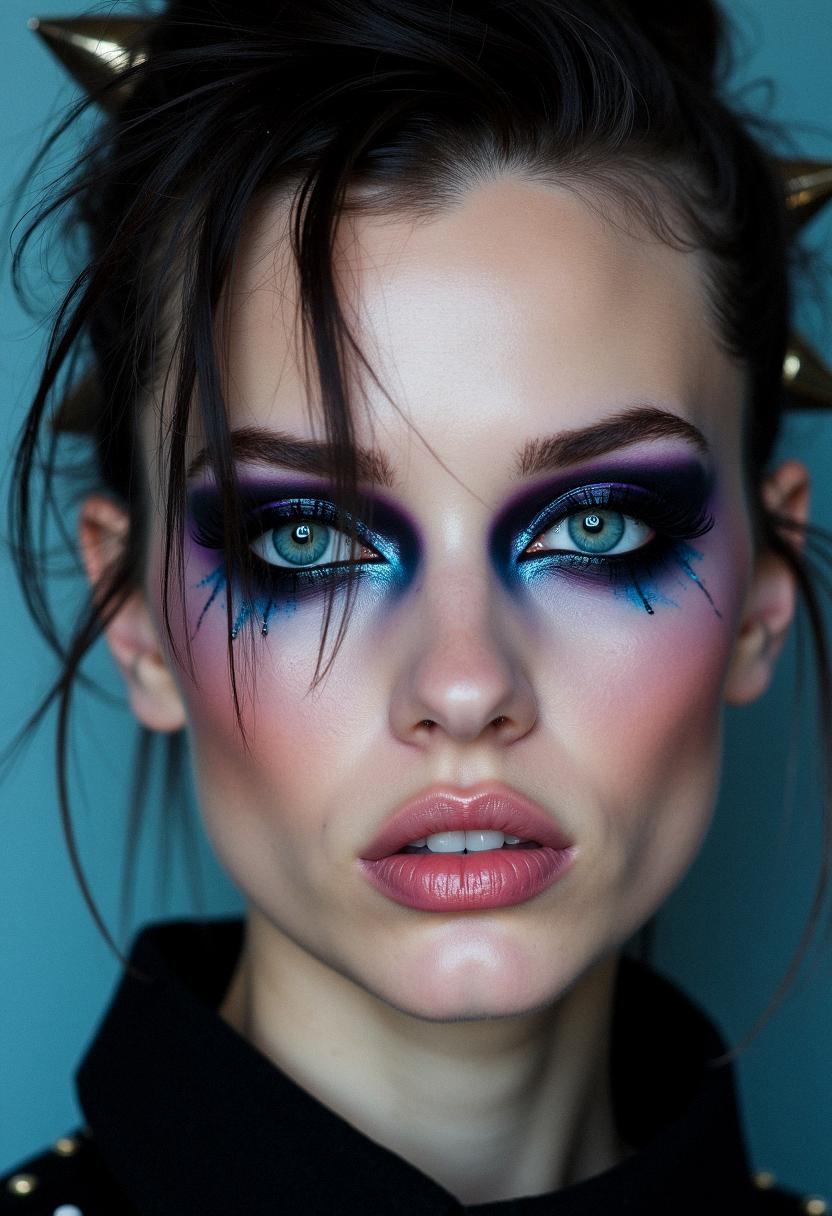 punk eye makeup grunge