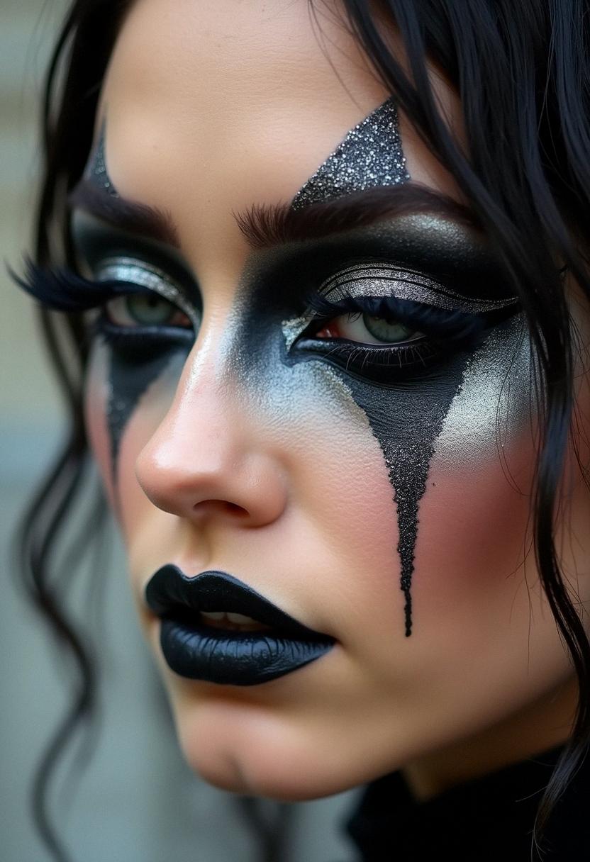 punk eye makeup grunge