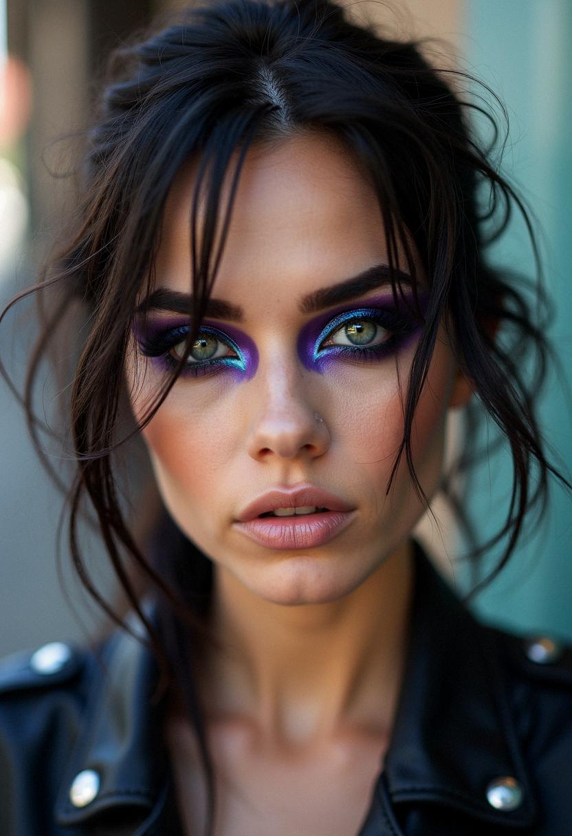 punk eye makeup grunge