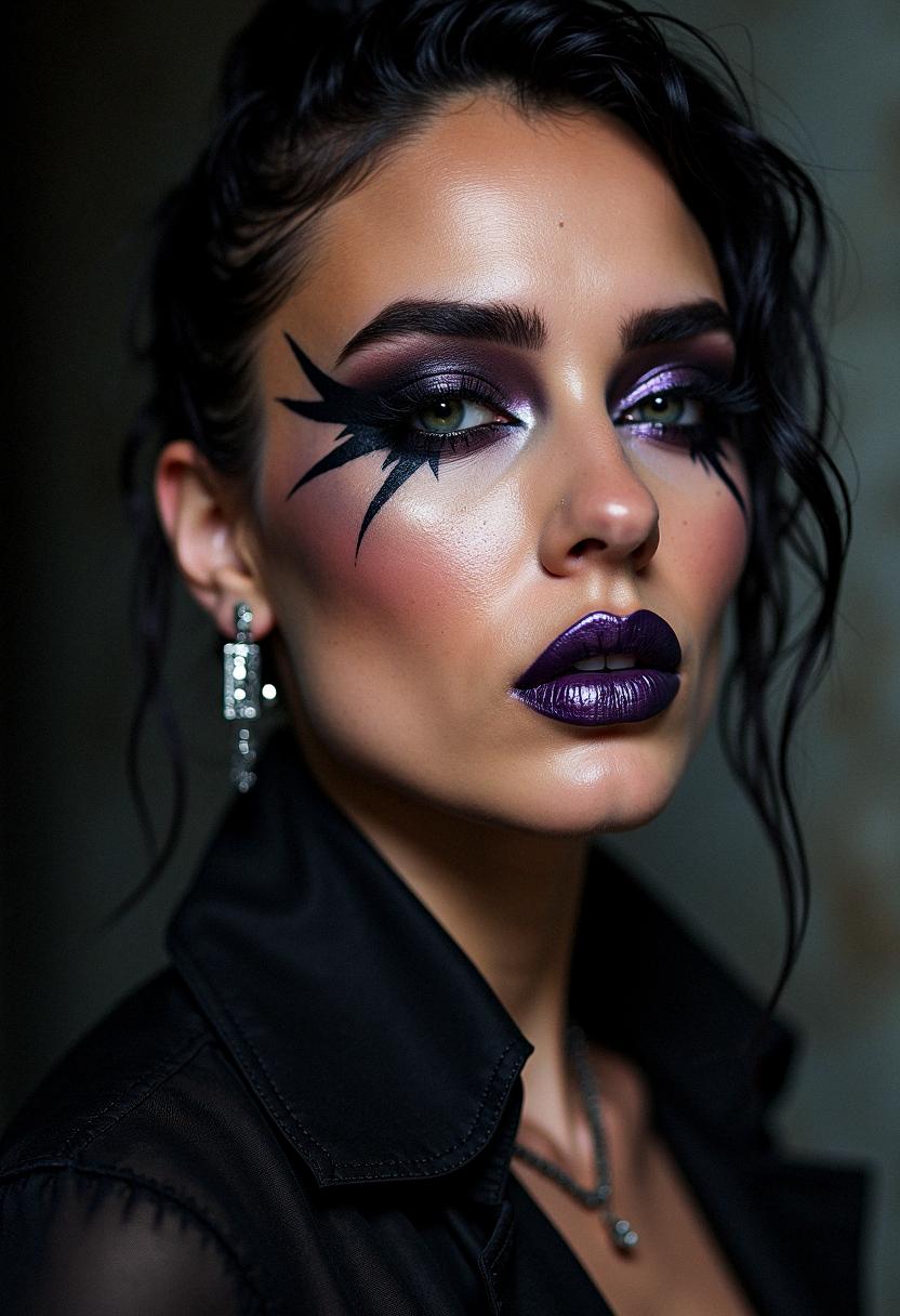 punk makeup grunge