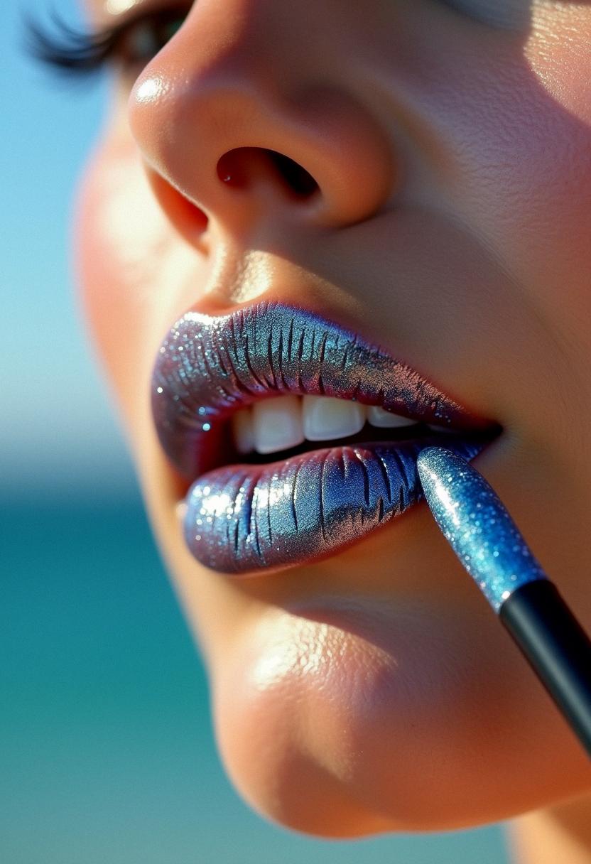 sea makeup lip