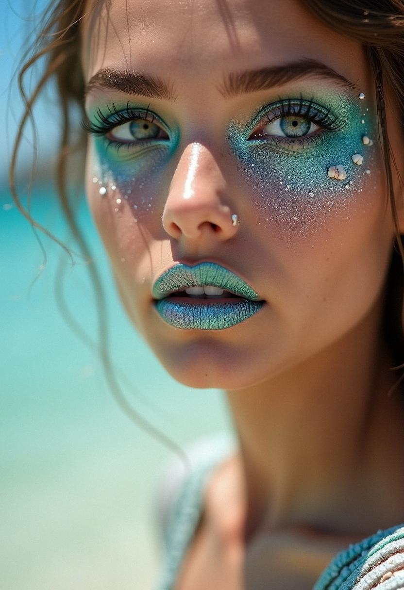 sea makeup lip