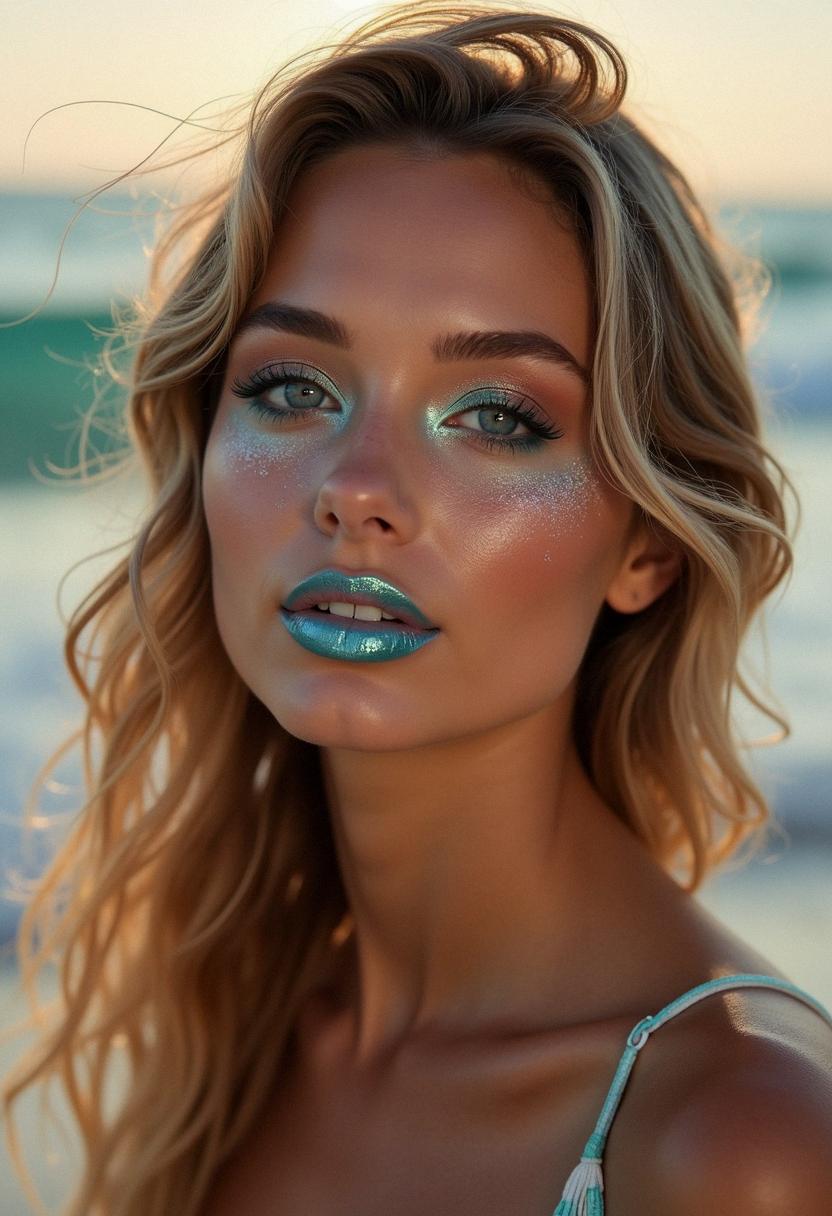 sea makeup lip