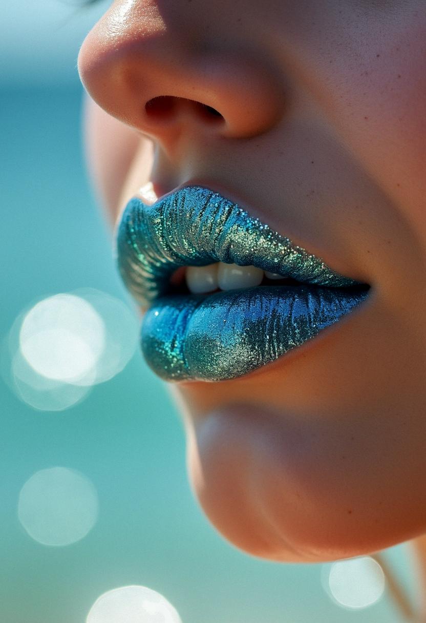 sea makeup lip