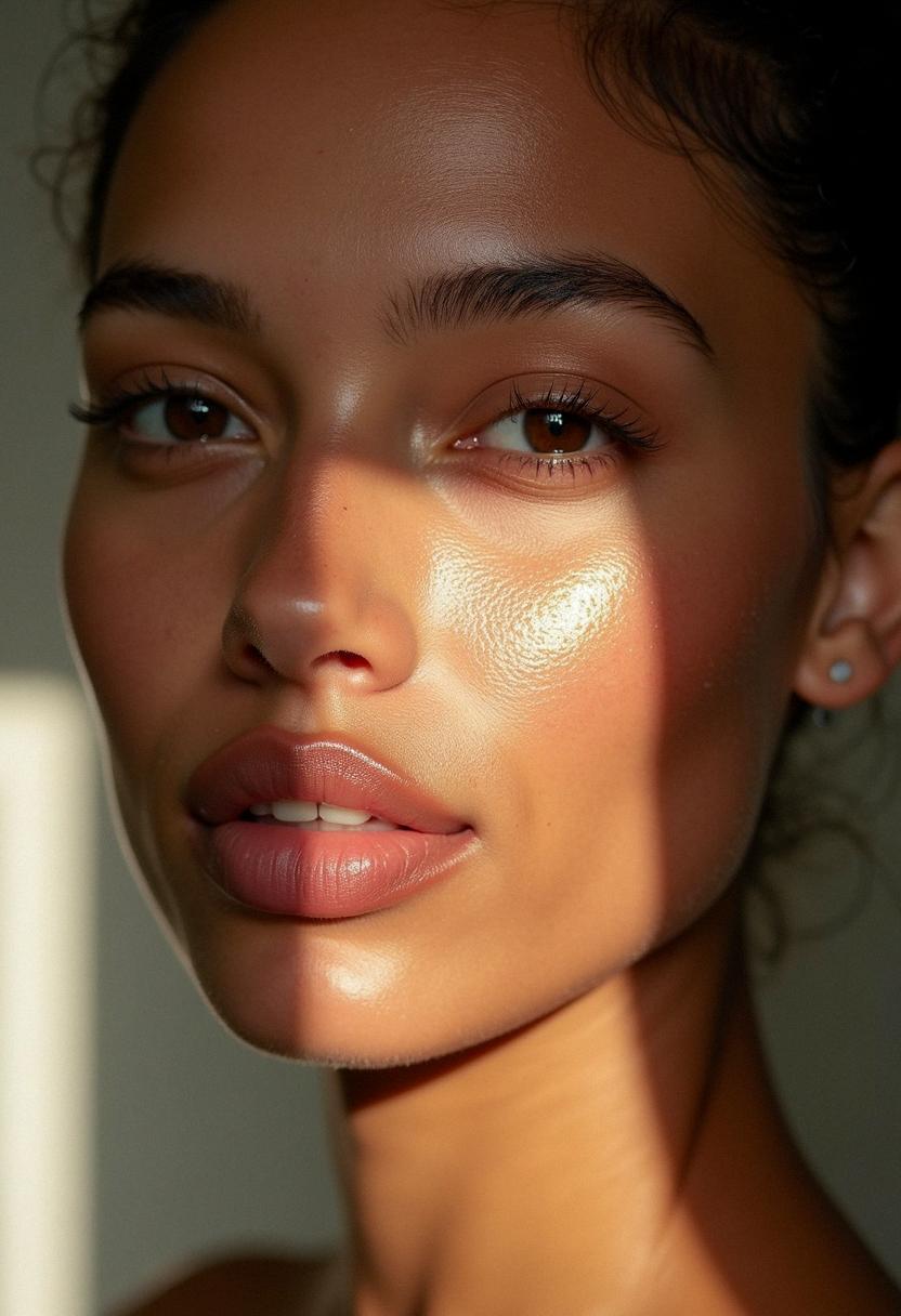 shiny skin glow