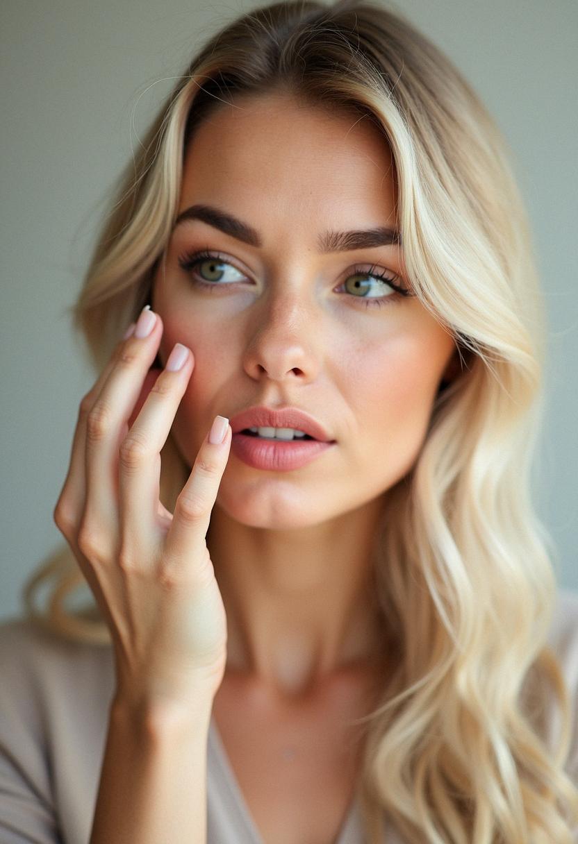 simple makeup for blondes