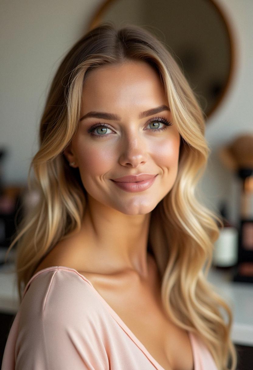 simple makeup for blondes