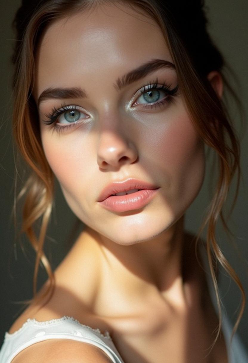 simple prom makeup for blue eyes