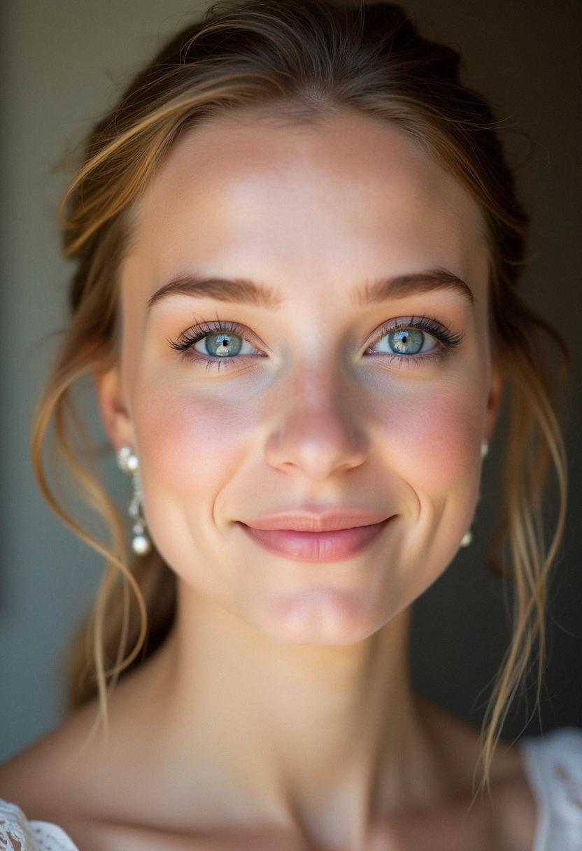 simple prom makeup for blue eyes