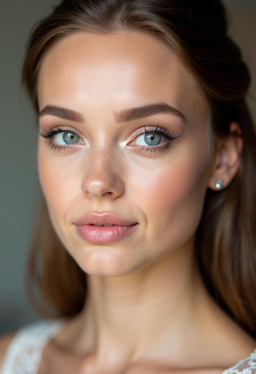 simple prom makeup for blue eyes