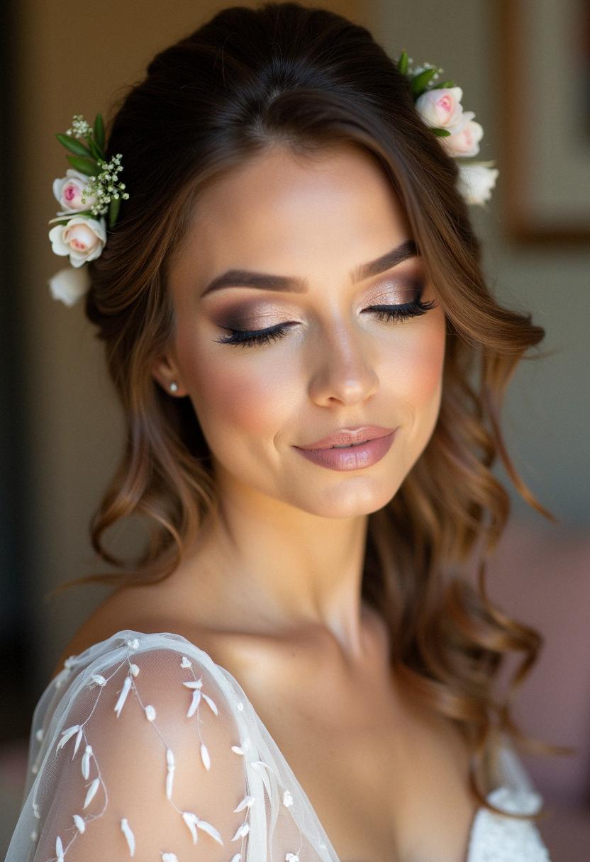 smokey eye bridal makeup