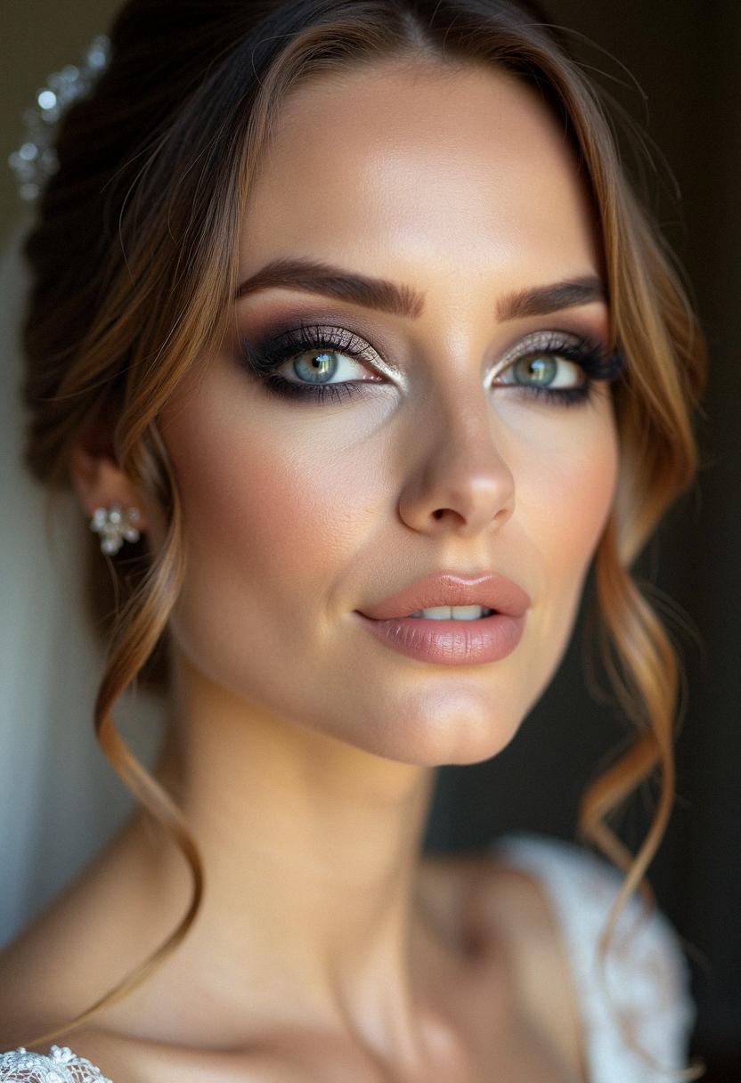 smokey eye bridal makeup