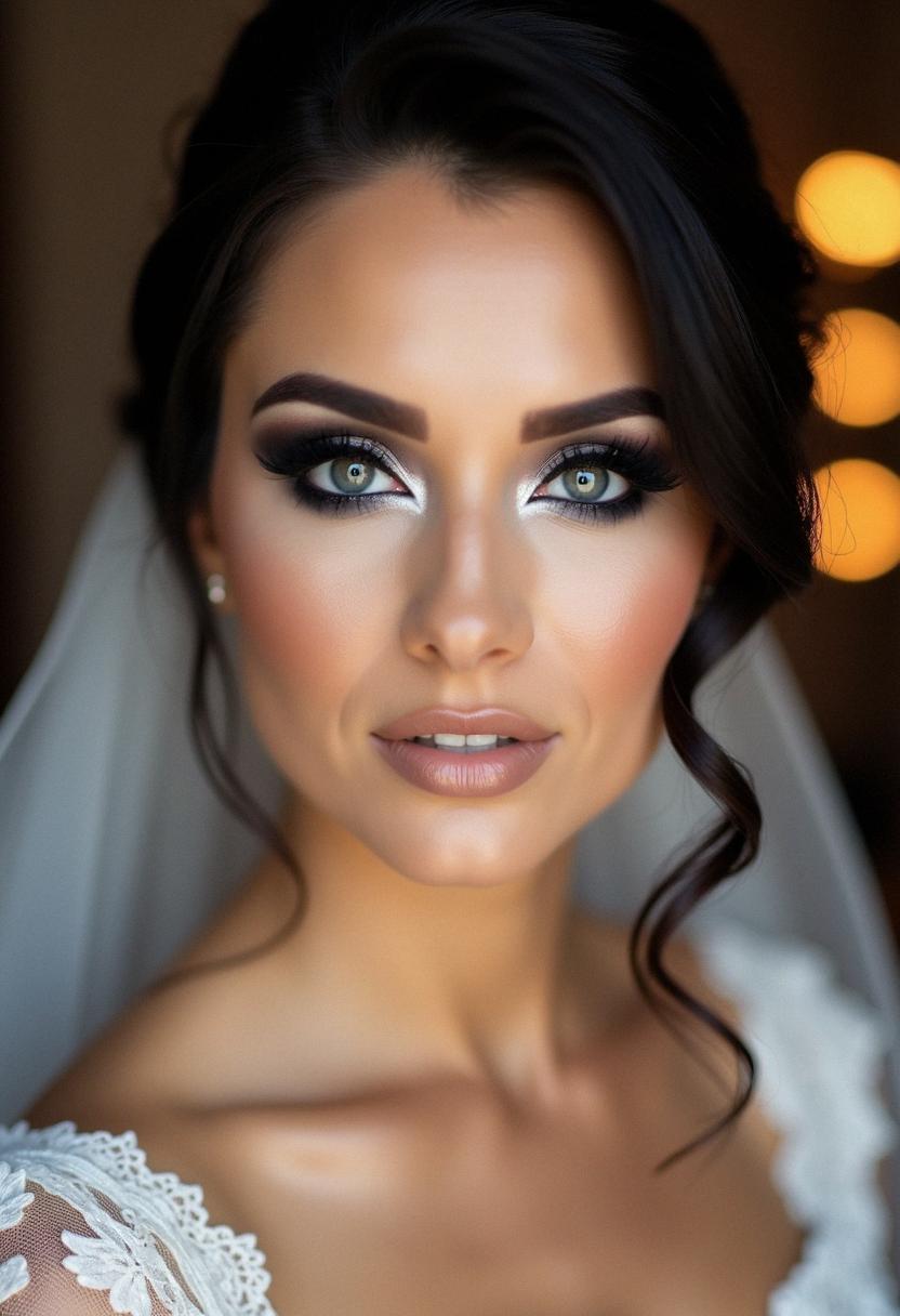 smokey eye bridal makeup