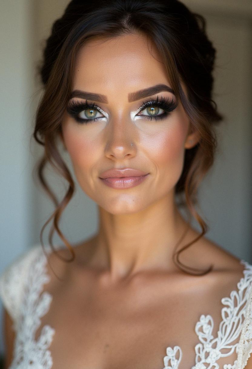smokey eye bridal makeup