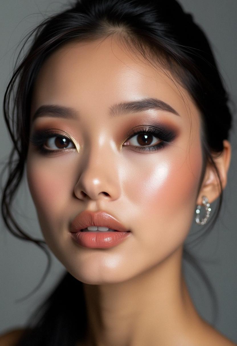 smokey eye makeup asian