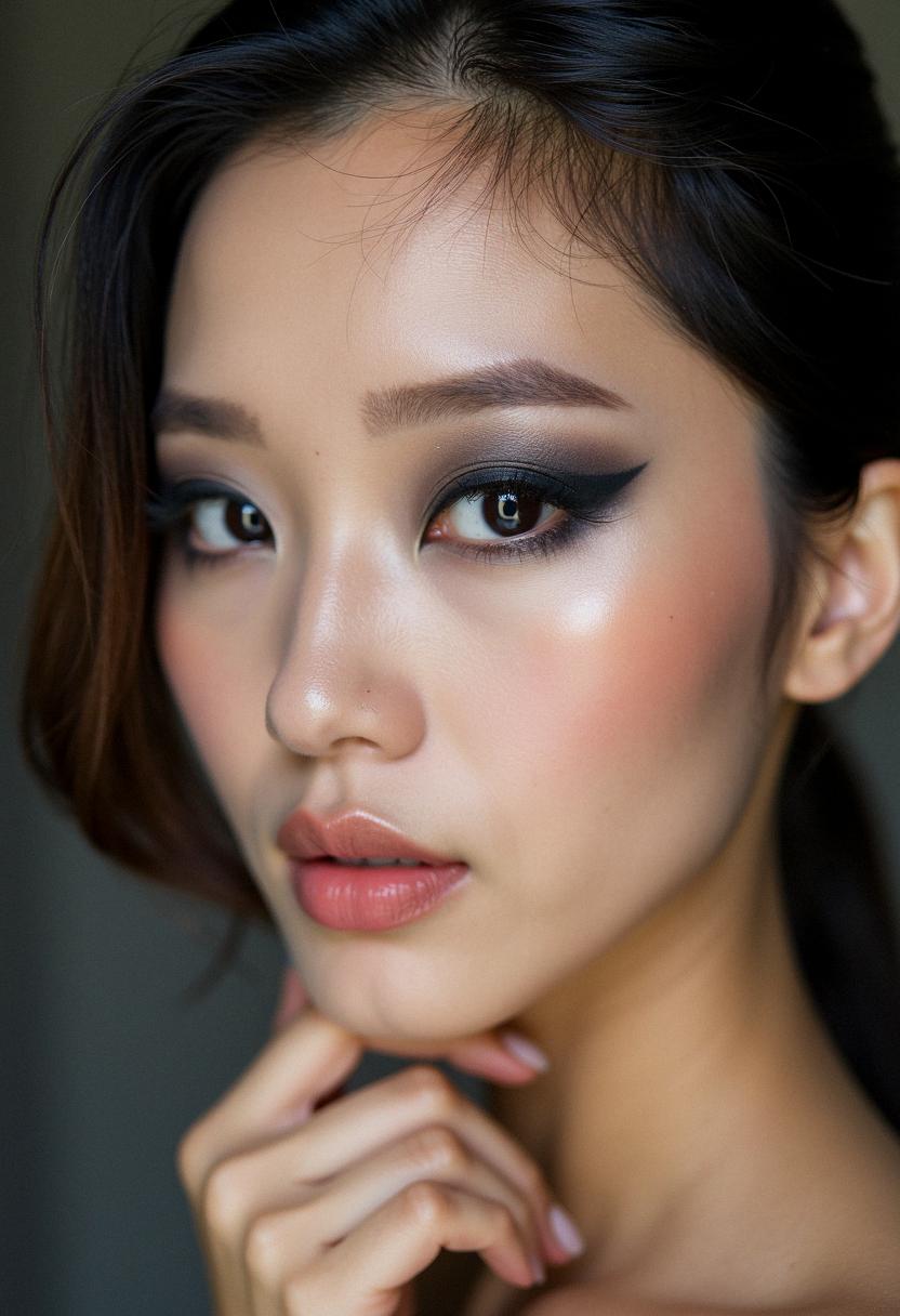 smokey eye makeup asian