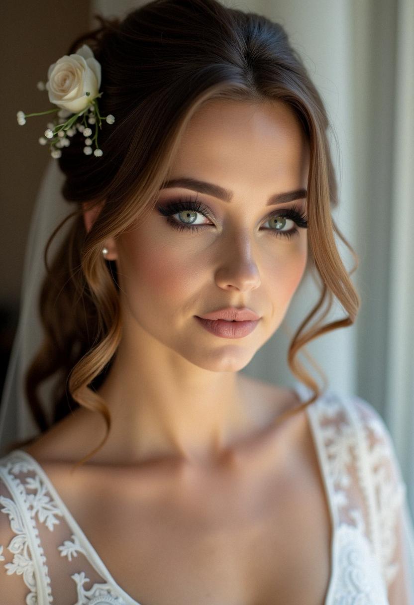 smokey eye makeup bride