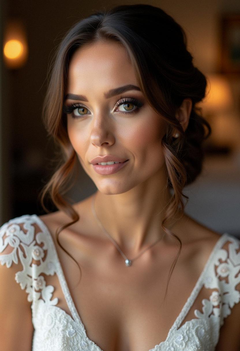 smokey eye makeup bride