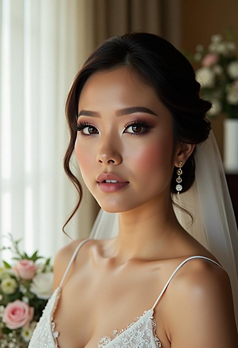 smokey eye makeup bride