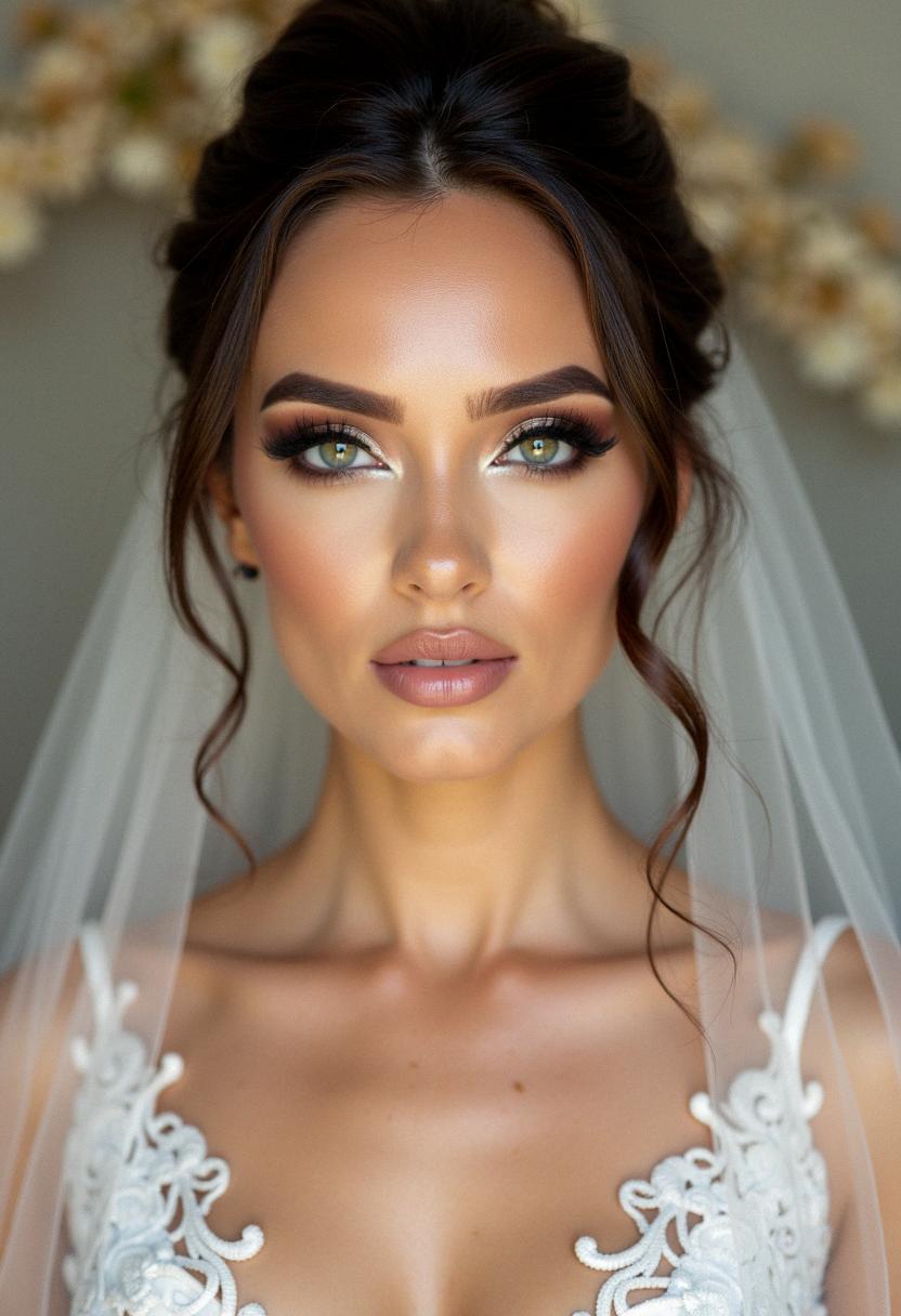 smokey eye makeup bride
