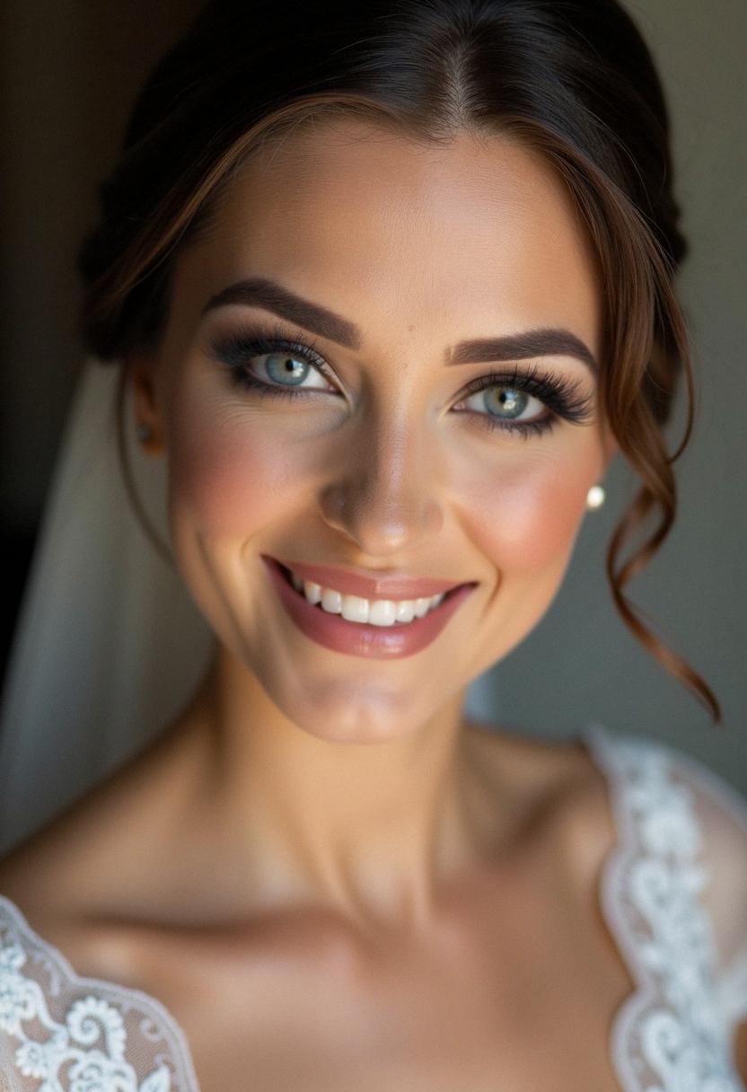 smokey eye makeup bridesmaid