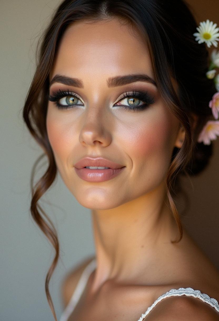 smokey eye makeup bridesmaid