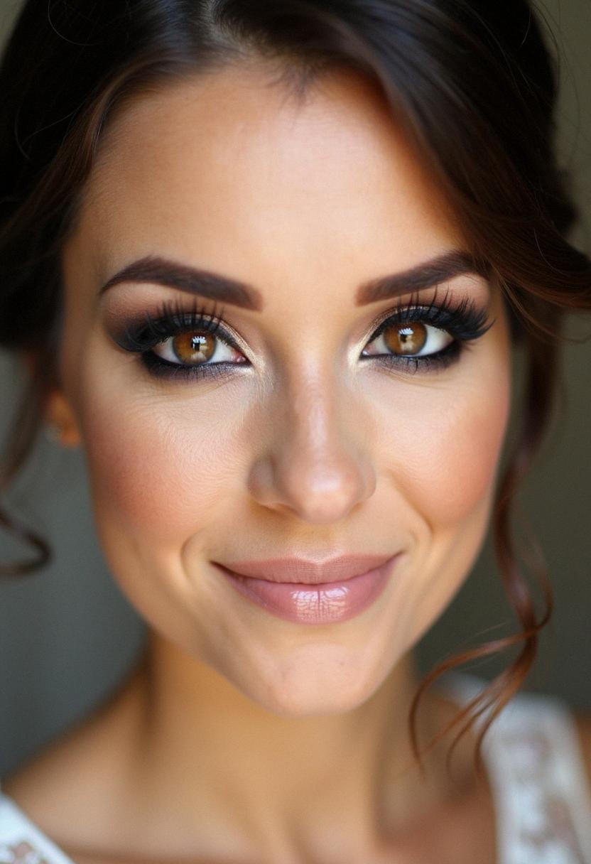 smokey eye makeup bridesmaid