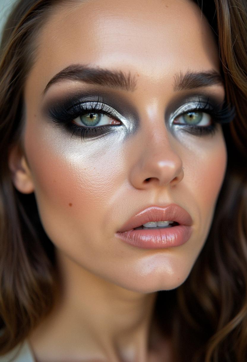 smokey eye makeup for green eyes