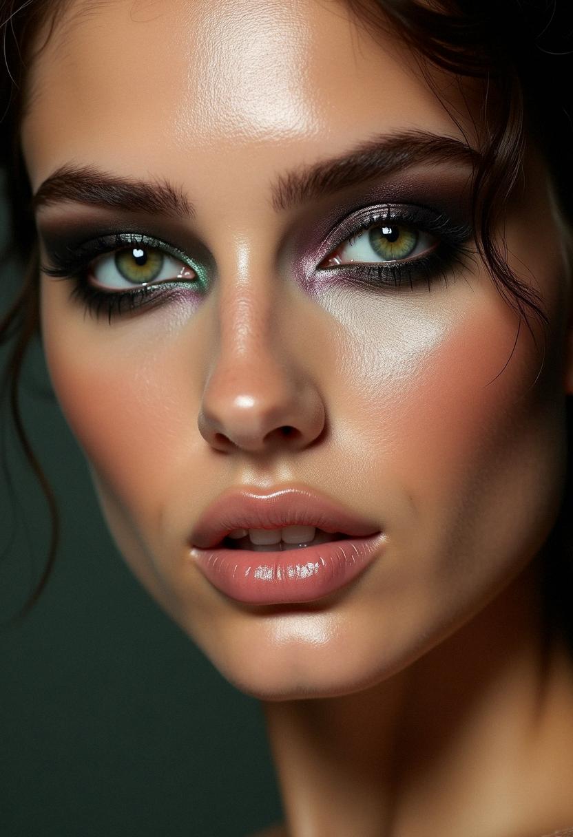 smokey eye makeup for green eyes