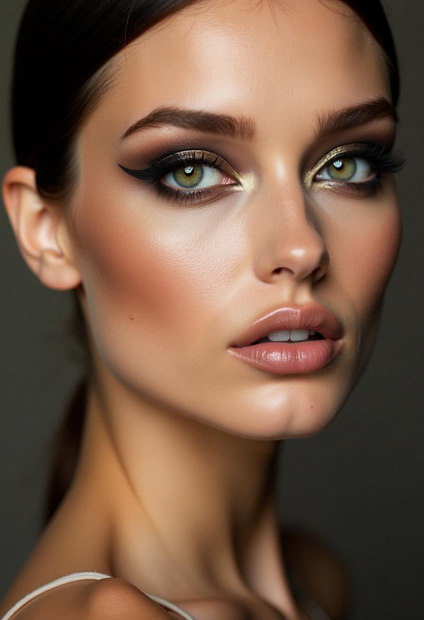 smokey eye makeup for green eyes