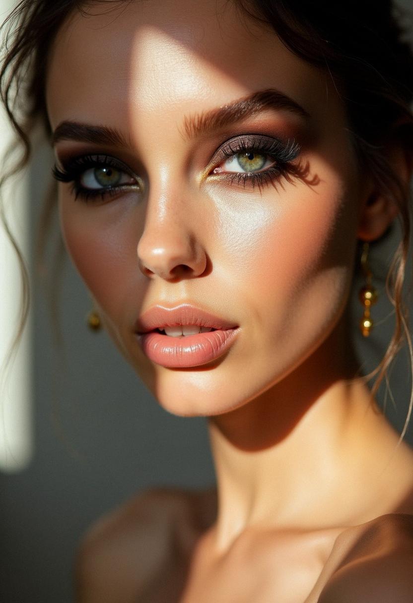 smokey eye makeup for green eyes