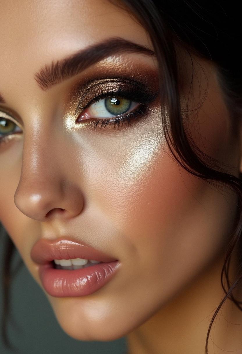 smokey eye makeup for green eyes