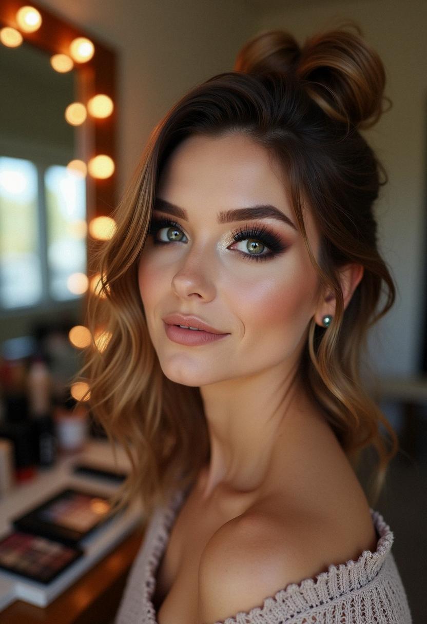 smokey eye makeup for hooded eyes
