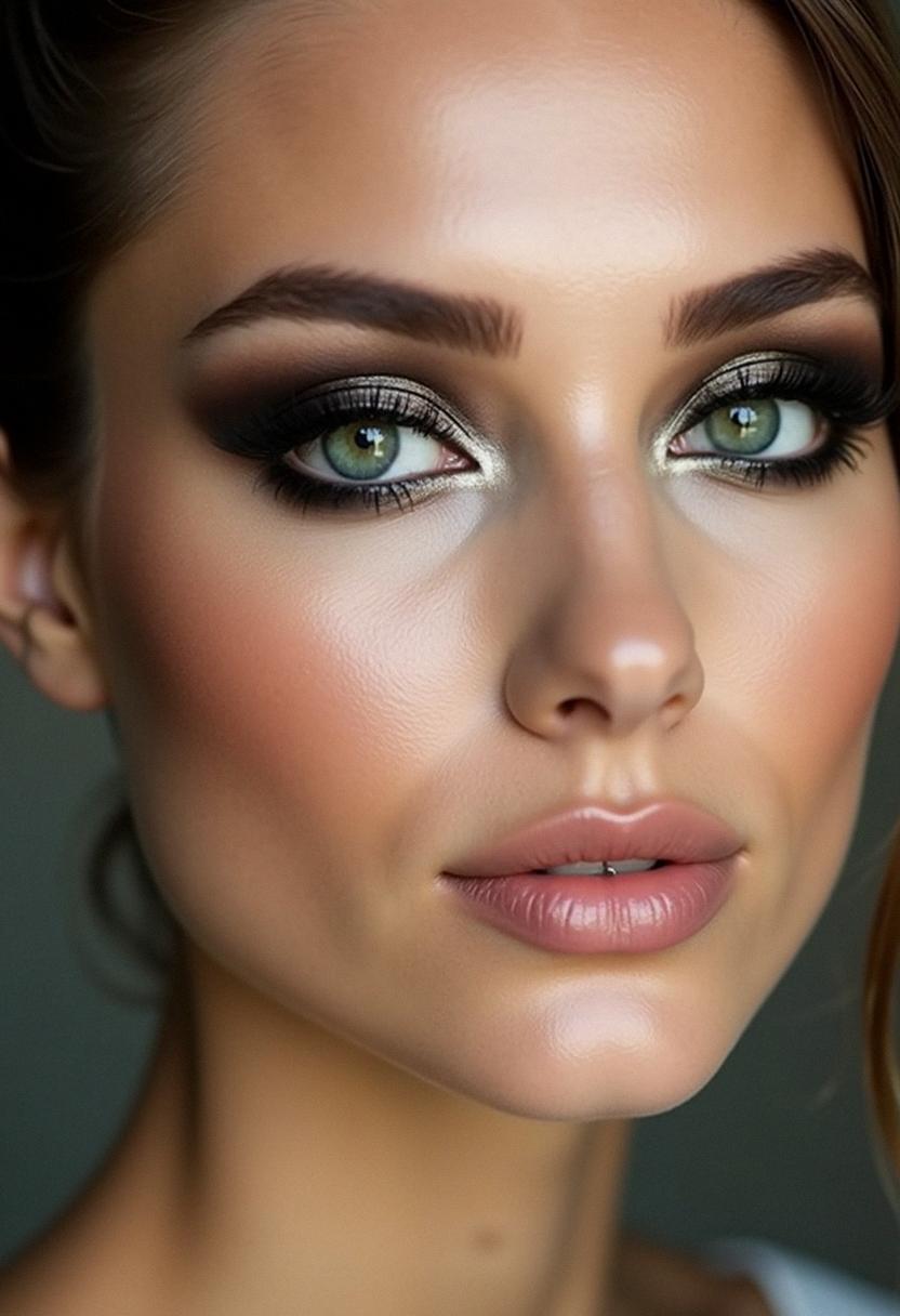 smokey eye makeup green eyes