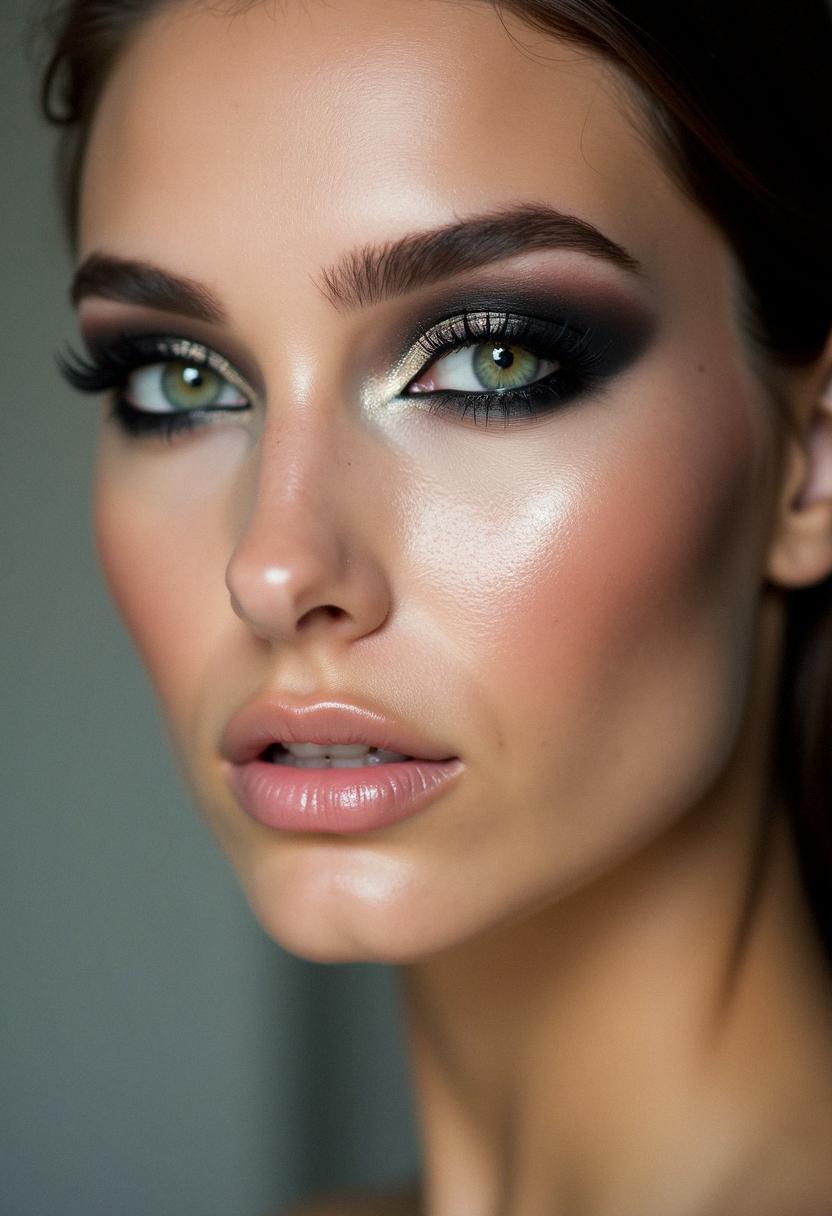 smokey eye makeup green eyes