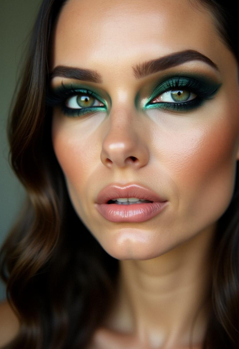 smokey eye makeup green eyes