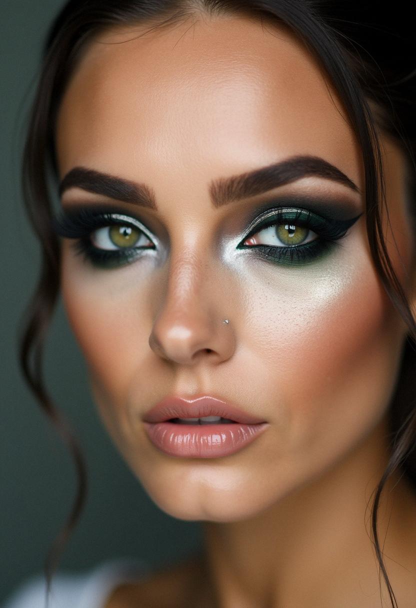 smokey eye makeup green eyes