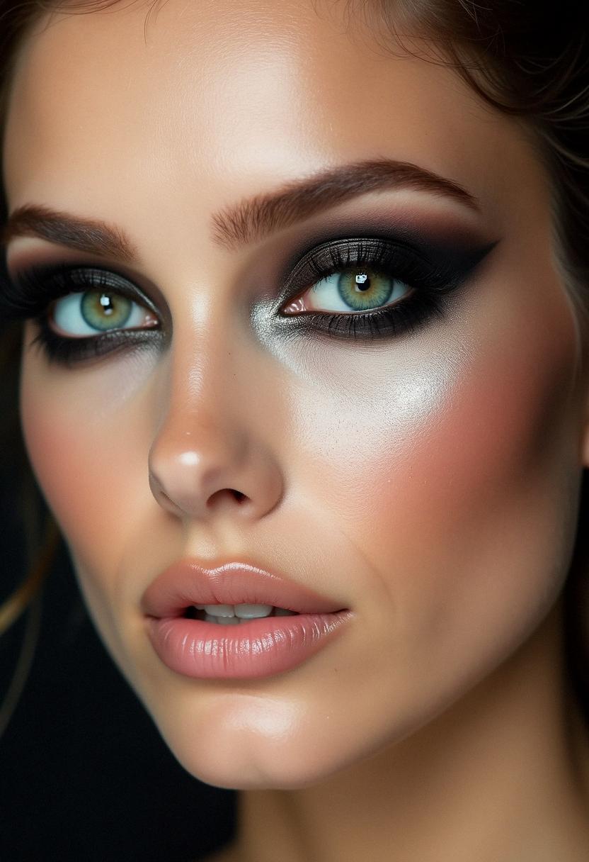 smokey eye makeup green eyes