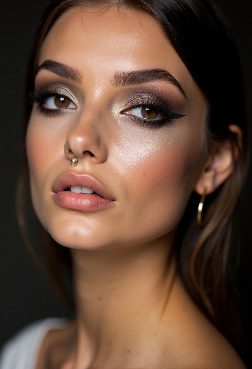 smokey eye makeup hazel eyes