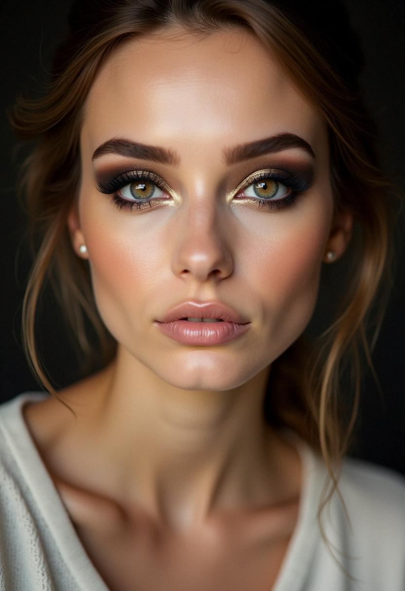 smokey eye makeup hazel eyes