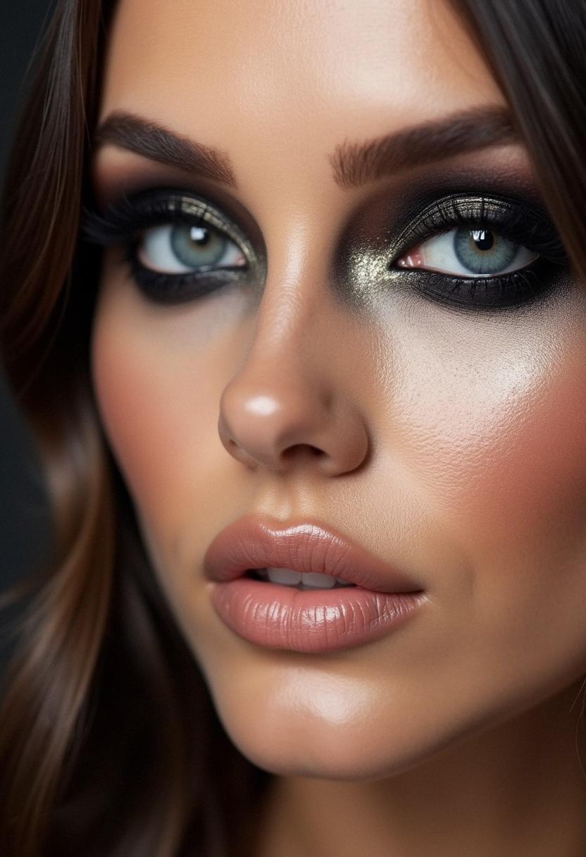 smokey eye makeup hazel eyes