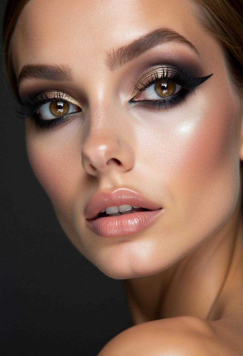 smokey eye makeup hazel eyes