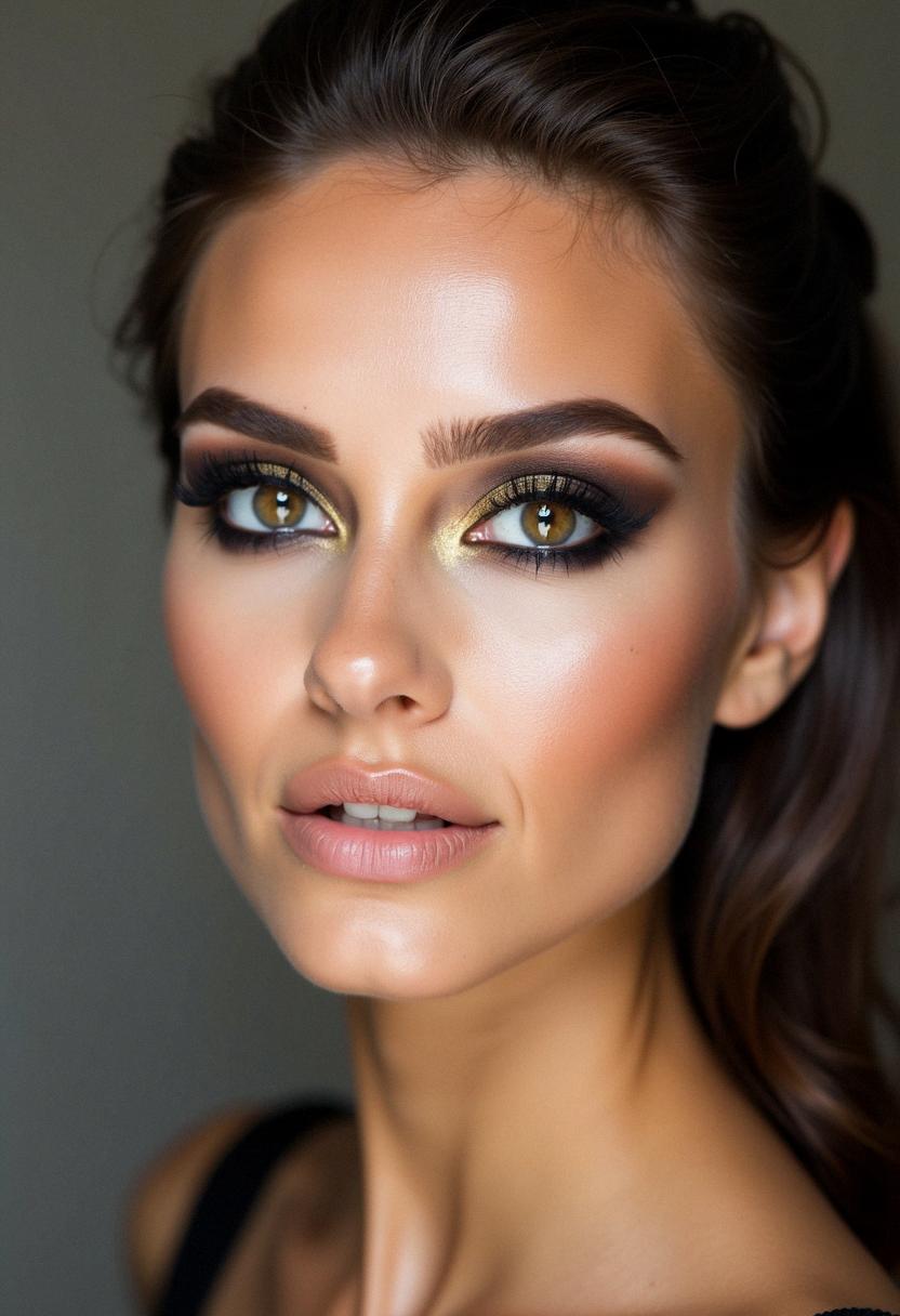 smokey eye makeup hazel eyes