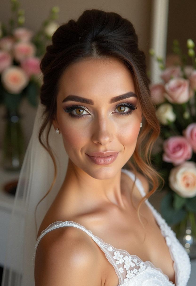 smokey eye wedding makeup